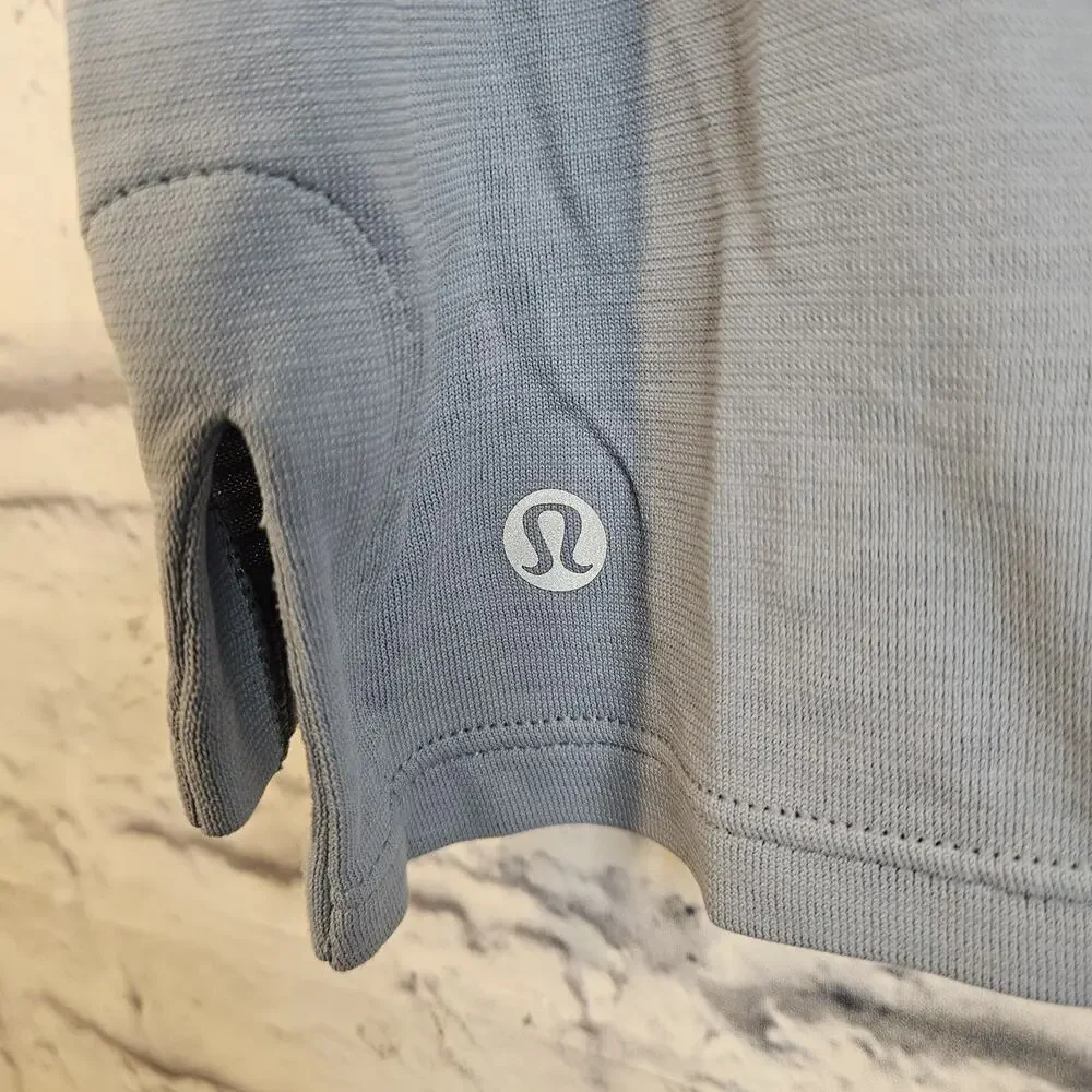Lululemon Women Blue Train to Be Tank Perforated Sleeveless Top 4